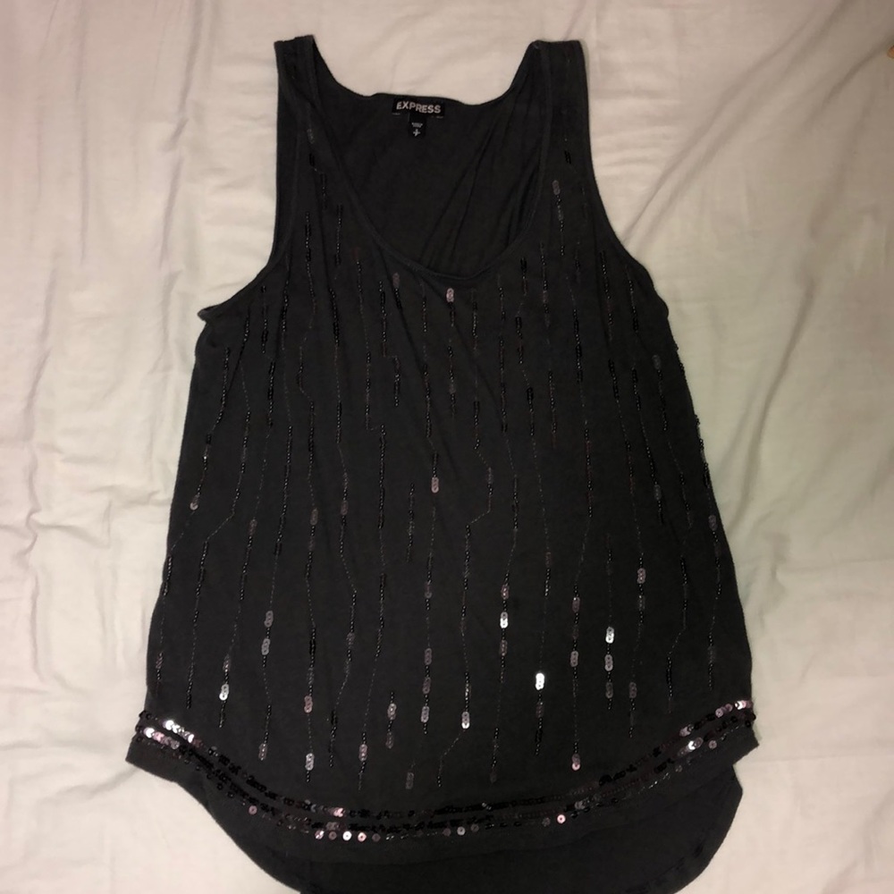 Grey Express Tank Top